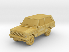 Range Rover Classic 1 inch version in Tan Fine Detail Plastic