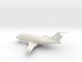 Bombardier Challenger 604 in White Natural Versatile Plastic: 1:144