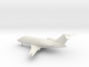 Bombardier Challenger 604 in White Natural Versatile Plastic: 1:200