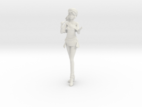 Minmay Flashback Singing in White Natural Versatile Plastic: 1:72