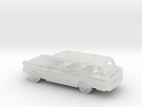 1/87 1958 Chevrolet BelAir Station Wagon Kit in Clear Ultra Fine Detail Plastic