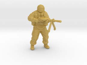 Tachanka HO scale 20mm miniature model military in Tan Fine Detail Plastic
