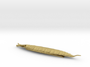 Leaf Incense Stick Holder in Natural Brass