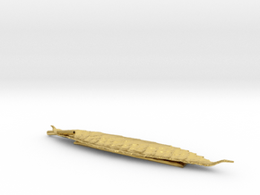 Leaf Incense Stick Holder in Polished Brass (Interlocking Parts)