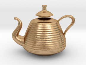 Decorative Teapot in Natural Bronze (Interlocking Parts)