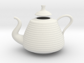 Decorative Teapot in White Natural TPE (SLS)