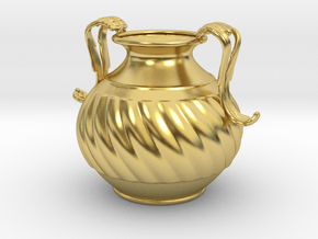Vase JH1319 in Polished Brass (Interlocking Parts)