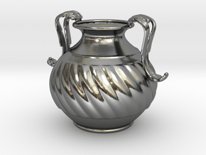 Vase JH1319 in Polished Silver (Interlocking Parts)