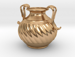 Vase JH1319 in Polished Bronze (Interlocking Parts)