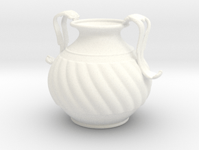 Vase JH1319 in White Smooth Versatile Plastic