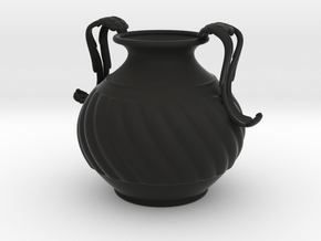 Vase JH1319 in Black Smooth Versatile Plastic