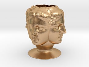 TetraVenus Vase in Natural Bronze