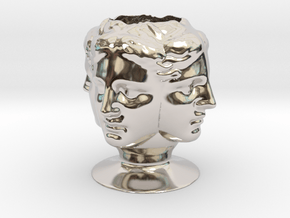 TetraVenus Vase in Platinum