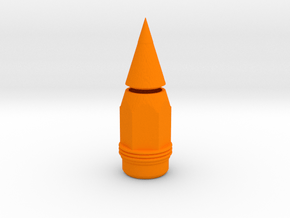 Pencil Penholder in Orange Smooth Versatile Plastic