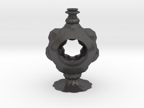 Vase 22022 in Dark Gray PA12 Glass Beads