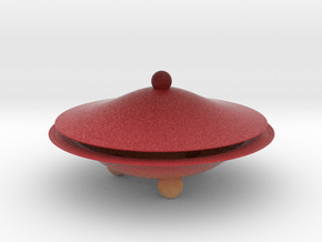 UFO Peach Box in Natural Full Color Sandstone