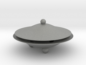 UFO Peach Box in Gray PA12 Glass Beads