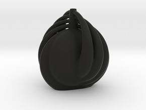 Vase 1109redux in Black Natural TPE (SLS)