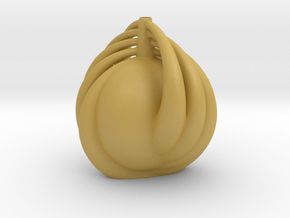 Vase 1109redux in Tan Fine Detail Plastic