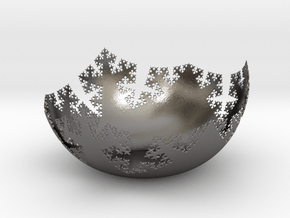 L-System Fractal Bowl 2405 in Processed Stainless Steel 17-4PH (BJT)