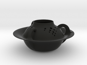 Vase 1851Arc in Black Natural TPE (SLS)