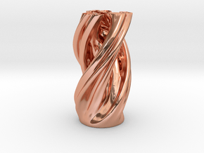 Julia Vase in Polished Copper