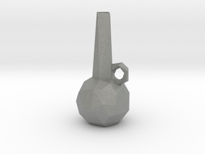 Low Poly Vase in Gray PA12