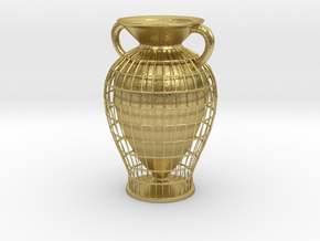 Vase 10233 (downloadable) in Natural Brass