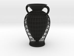 Vase 10233 (downloadable) in Black Smooth PA12