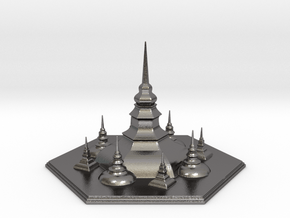 Pagoda in Processed Stainless Steel 17-4PH (BJT)
