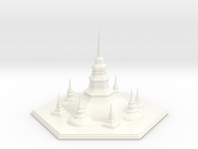 Pagoda in Smooth Full Color Nylon 12 (MJF)