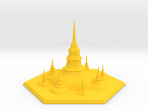 Pagoda in Yellow Smooth Versatile Plastic