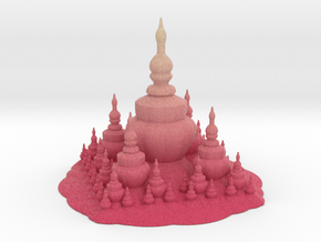 Pagoda in Natural Full Color Nylon 12 (MJF)