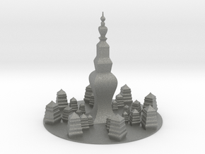 Pagoda in Gray PA12 Glass Beads
