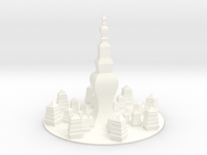 Pagoda in White Smooth Versatile Plastic