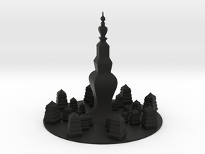 Pagoda in Black Natural TPE (SLS)