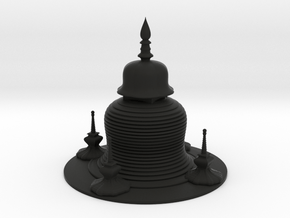 Pagoda in Black Smooth Versatile Plastic