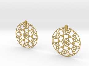 LSS Earrings in Tan Fine Detail Plastic