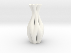 Vase HLX1932 in White Smooth Versatile Plastic
