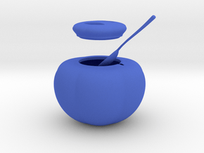 Sugar Bowl  in Blue Smooth Versatile Plastic