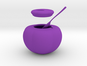 Sugar Bowl  in Purple Smooth Versatile Plastic