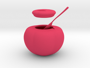 Sugar Bowl  in Pink Smooth Versatile Plastic