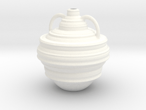 Vase Btj236 Redux in White Smooth Versatile Plastic