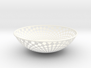 Bowl 1409B in White Smooth Versatile Plastic