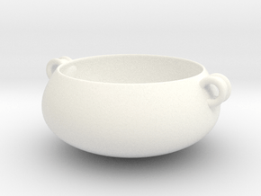 STN Bowl (Downloadable) in White Smooth Versatile Plastic