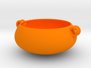 STN Bowl (Downloadable) in Orange Smooth Versatile Plastic