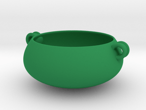 STN Bowl (Downloadable) in Green Smooth Versatile Plastic