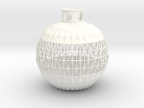 Vase MZN in White Smooth Versatile Plastic