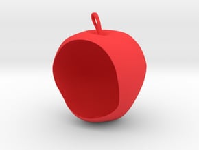 Apple Birdfeeder in Red Smooth Versatile Plastic