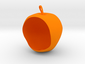 Apple Birdfeeder in Orange Smooth Versatile Plastic